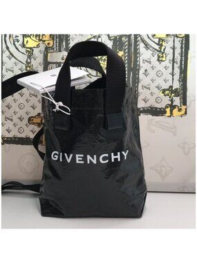 Givenchy Black G-Shopper Mini Tote Bag Open Top New